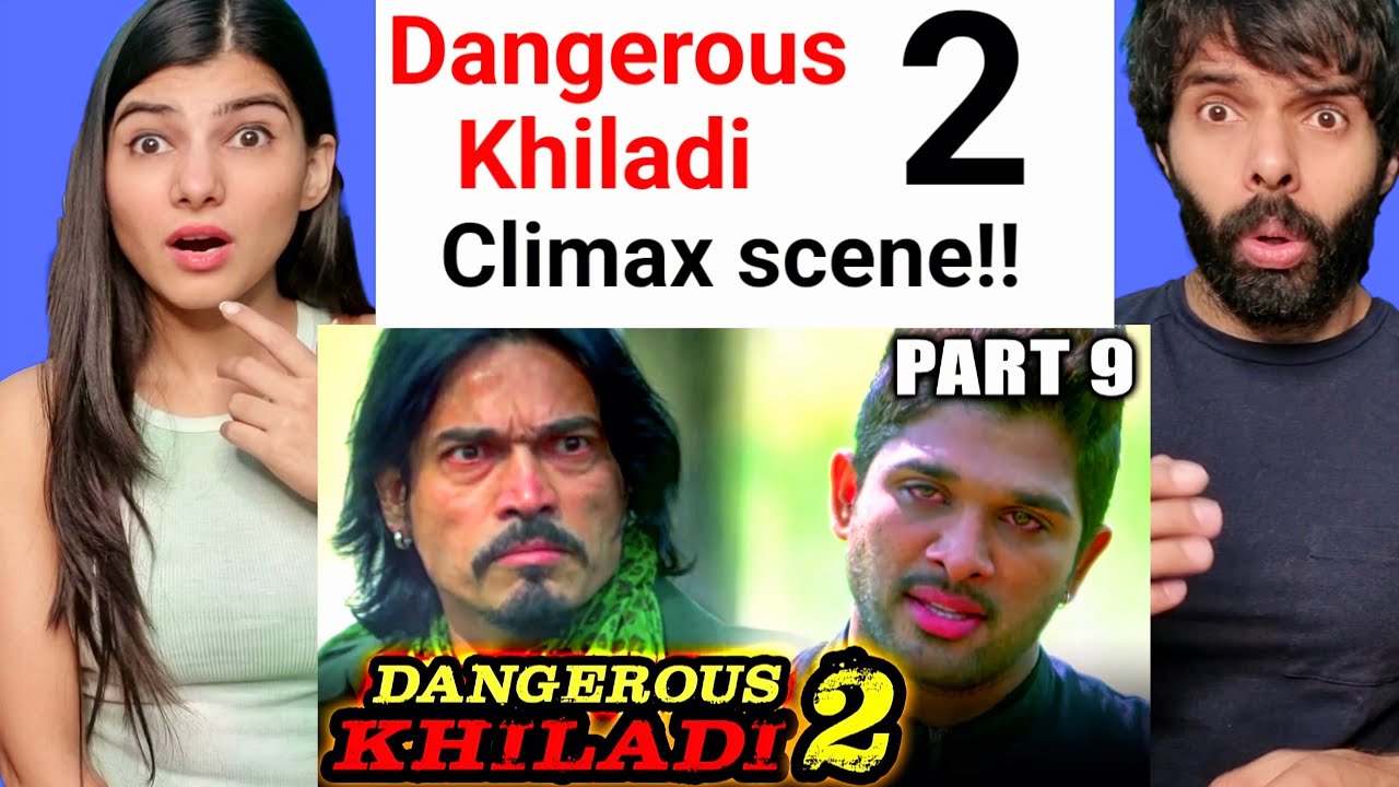 Dangerous Khiladi 2 PART 9 Hindi Dubbed Movie Allu Arjun, Amala Paul, Catherine | Reaction !!