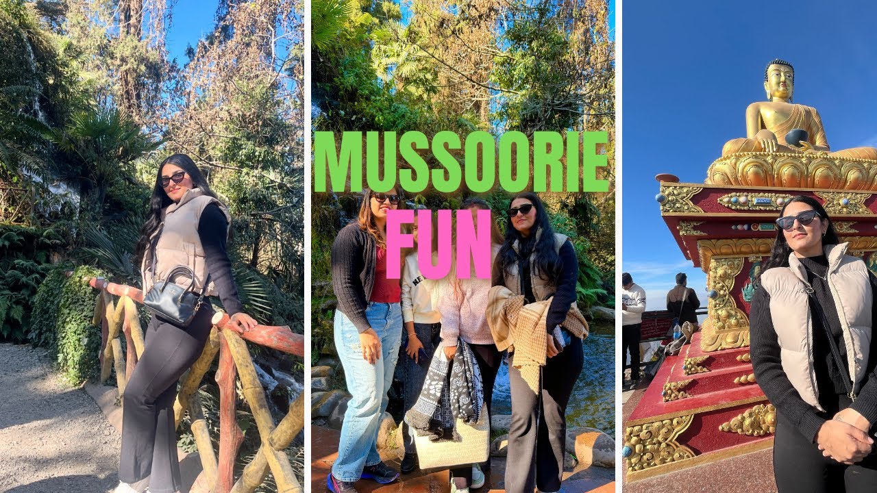 Exploring Buddha Temple & Company Garden | Last Day -3 in Mussoorie | Checkout Vlog 