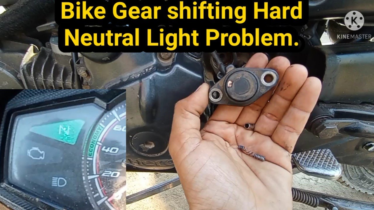 Hero Super Spelnder/Glamour Bike Gear Shifting Hard and Neutral Light Problem.