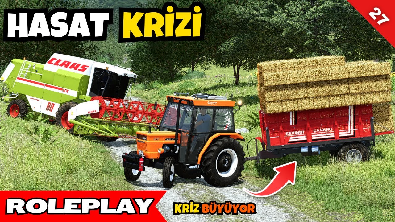 TAM HASAT ZAMANI BOZULDU! Buğdayı Kurtarabilecek miyim? | FS22 GER&Ccedil;EK HAYAT | MEDRP YOZGAT | S6 B27