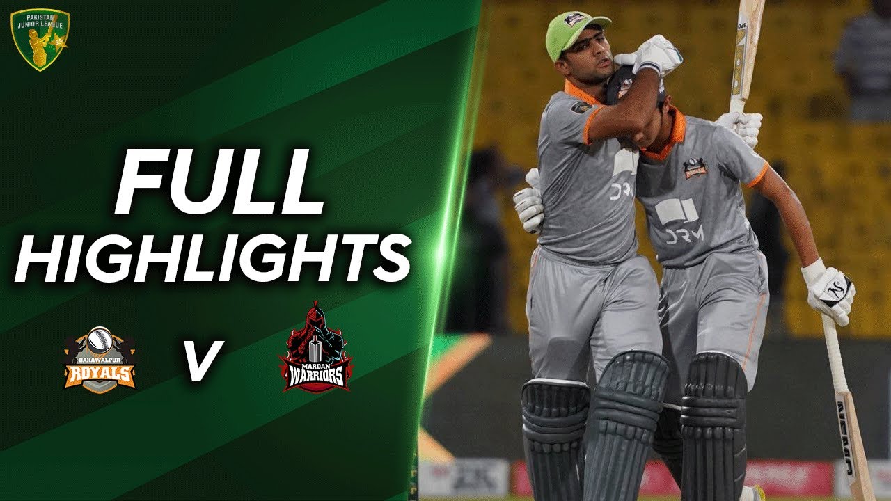 Full Highlights | Bahawalpur Royals vs Mardan Warriors | Match 18 | PJL | MV2T