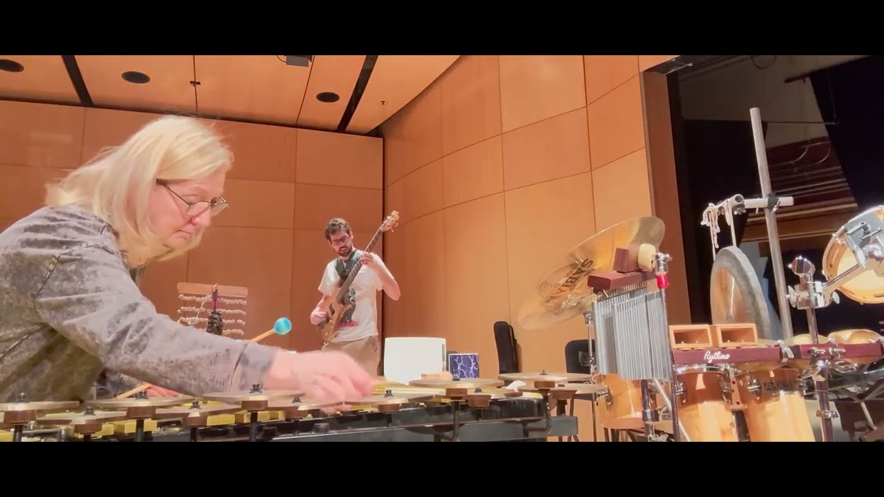 Improvised Dialogue: Bass & Vibraphone/crotales | Orford Musique - Carl Mayotte & Marie Josée Simard