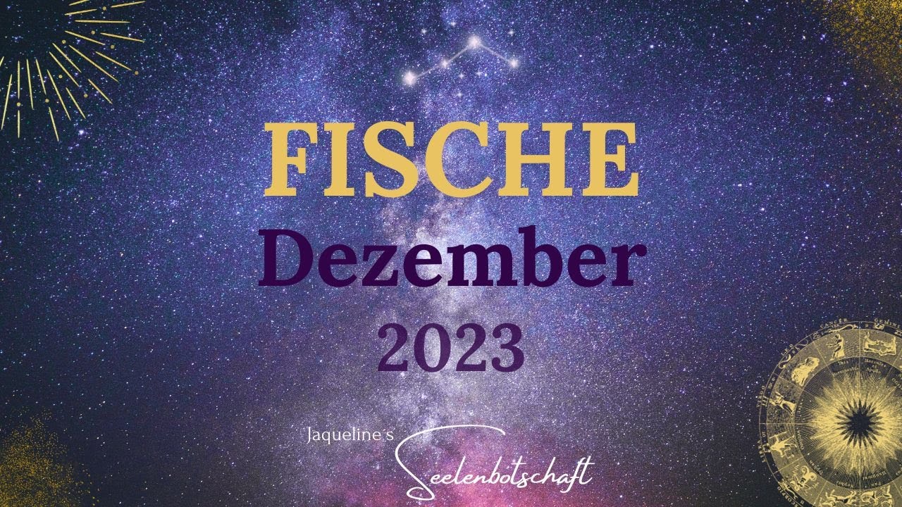FISCHE ✦ DEZEMBER | Neue Möglichkeiten | Ein Seelenmensch | Vertraue dem Schicksal
