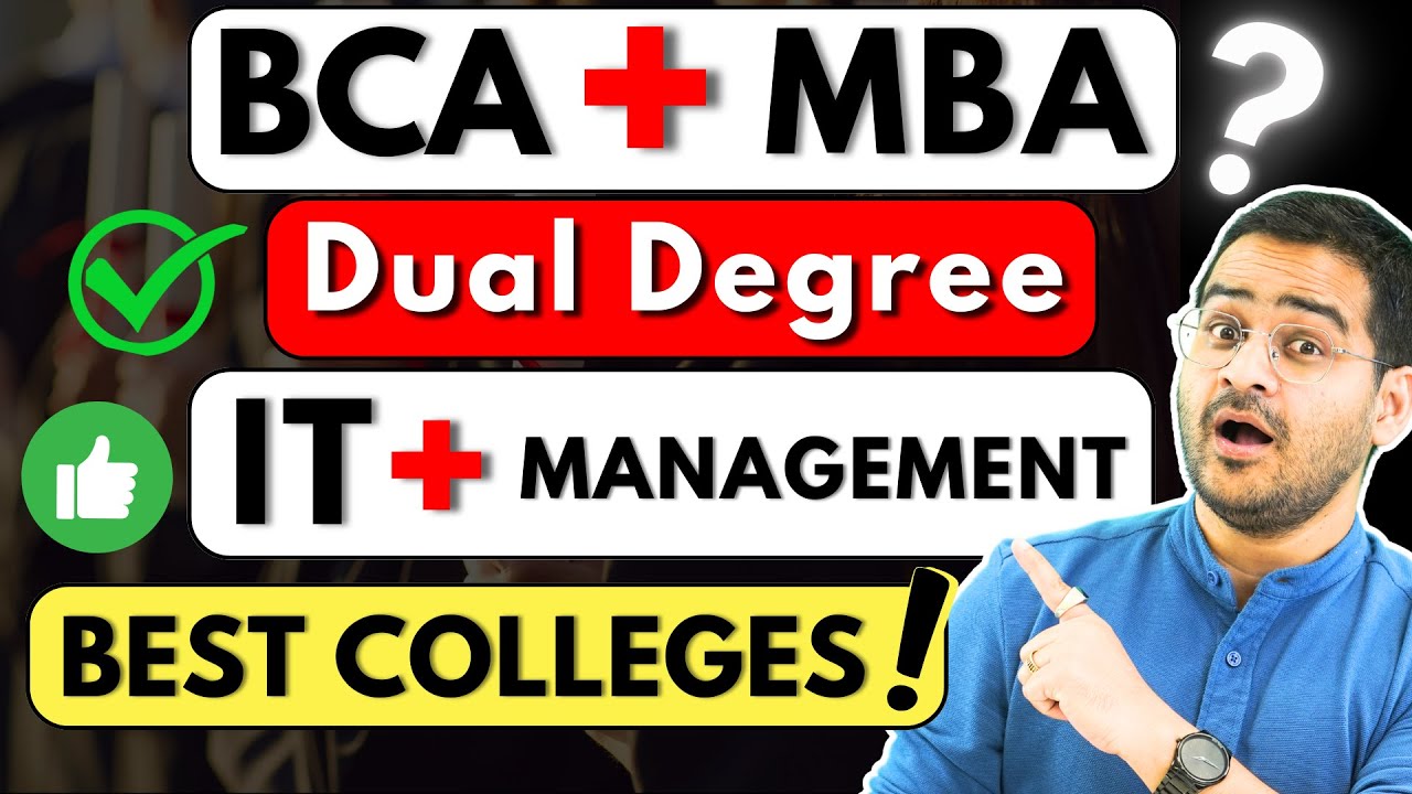 💥BCA+MBA Dual Degree Course🤩Integrated BCA Course Details 2024? #bca #mba #bcacourse #mbacourse