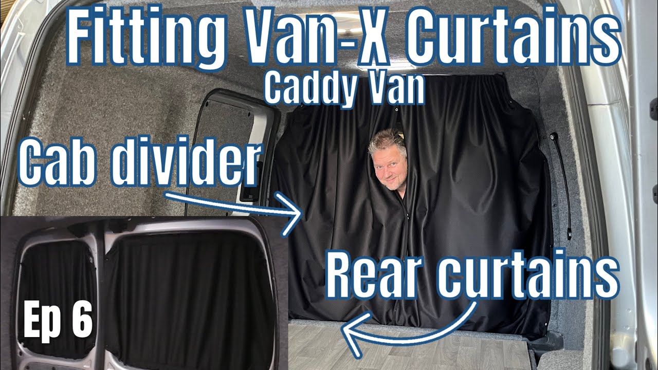 Fitting Van X Curtains in the VW Caddy Camper | Ep 6