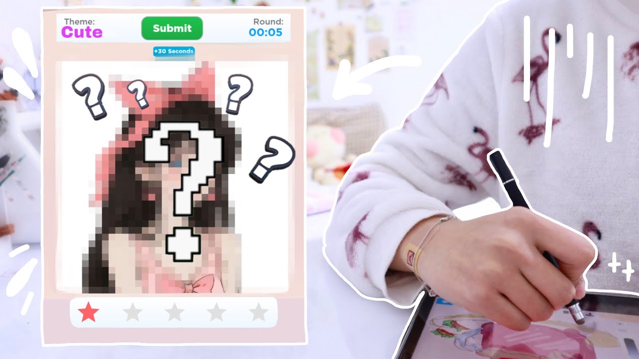 لعبت ماب الرسم وندمت😭 اعطوني اسوء تقييمات!!! ✿ ROBLOX Speed Draw 】