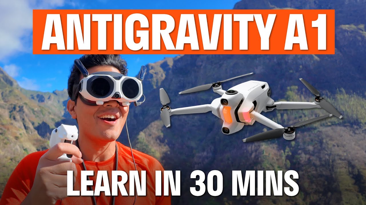 Руководство для начинающих по Antigravity A1: Создайте свое первое видео с полетом на 360 градусо...