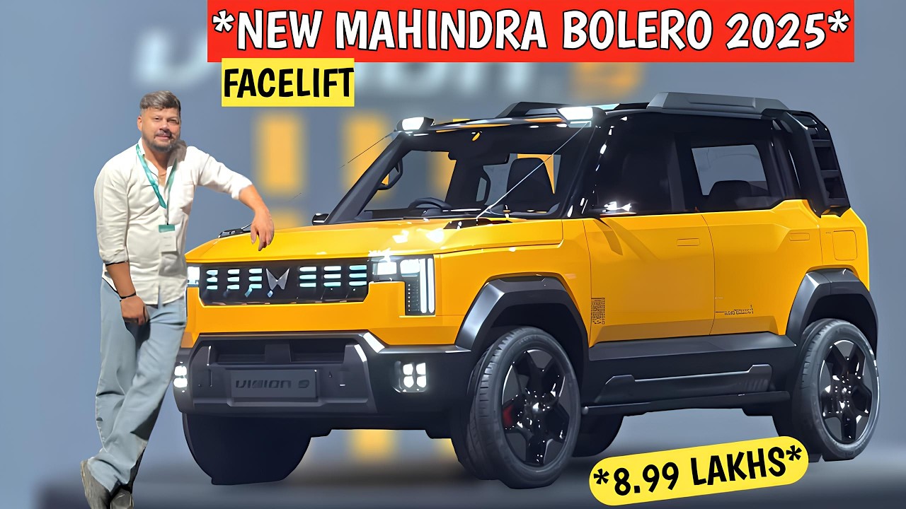 Finally ! New Mahindra Bolero Facelift 2025 Revealed | Vision S | Mini Defender @8Lakhs