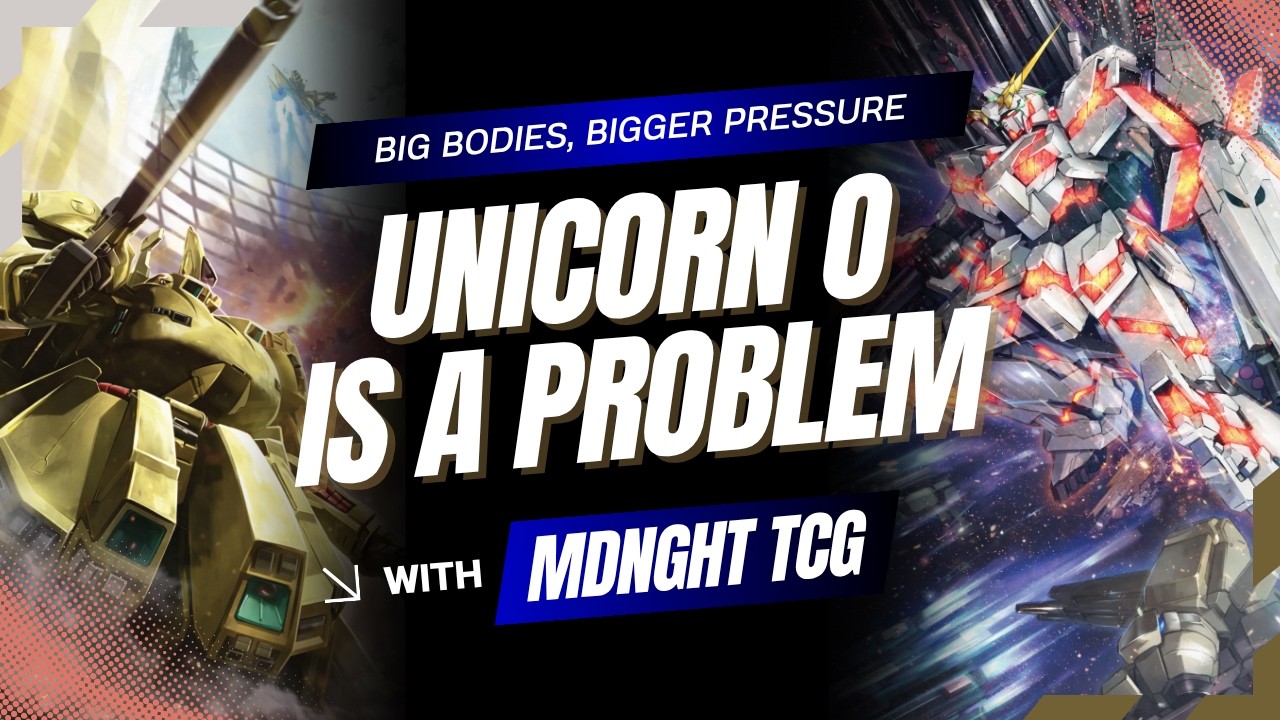 ДОМИНИРОВАНИЕ В КАРТОЧНОЙ ИГРЕ Gundam с помощью The O/Unicorn | Полный разбор