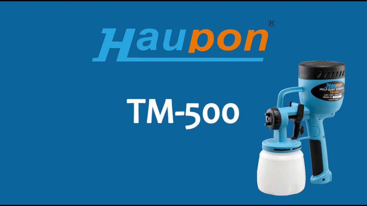 Haupon合鵬 TM-500 低壓噴槍操作影片，適用於所有的基本噴漆工程!  | Haupon TM-500 Tackles All Your Basic Paint Projects!