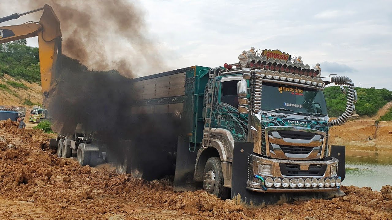 เอาแล้วไง จมทุกล้อ ติดทุกล้อเทดิน2รอบก็ยังไม่ขึ้นมาดูกันว่าจะเป็นยังไง