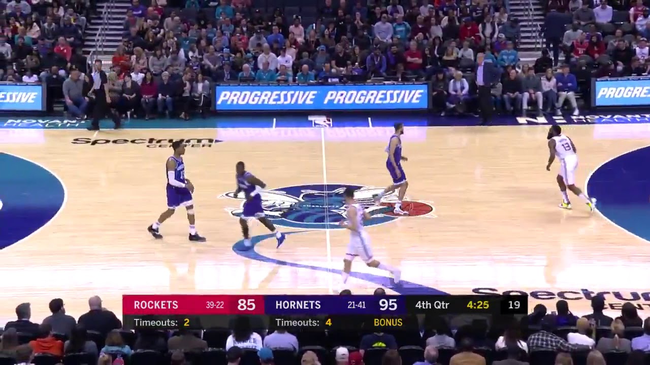 Hornets announcers making fun of James Harden&rsquo;s quadruple-double