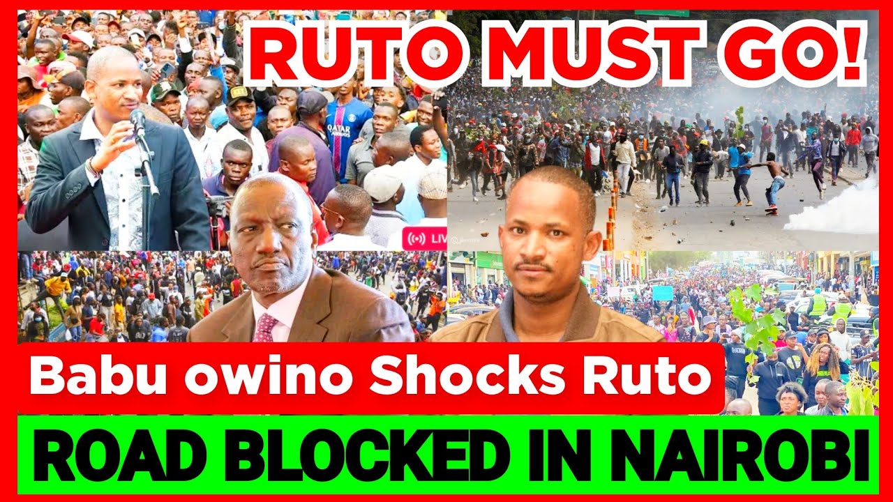 Kimeumana! WANTAM! Ruto in Panic as Thousands of GEN-Zs Receive ODM mp Babu Owino in Nairobi Today