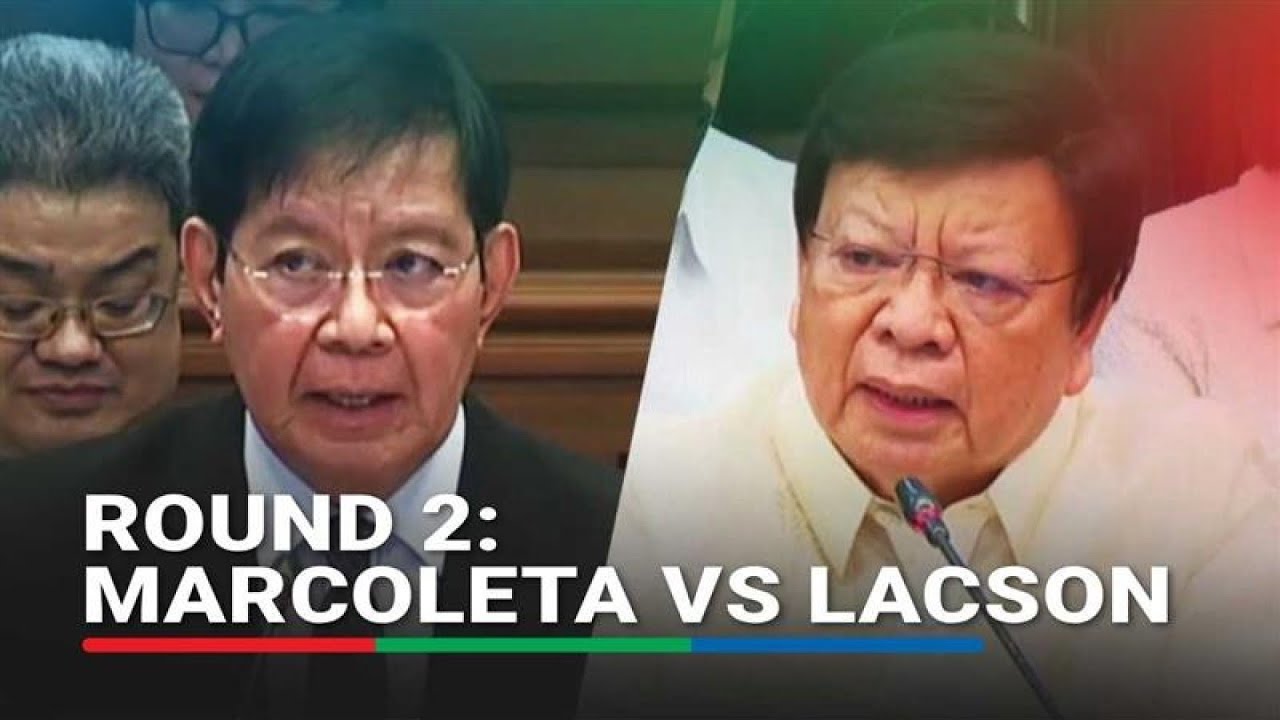 Marcoleta muling iginiit kay Lacson ang kredibilidad ng mga Discaya | ABS-CBN News
