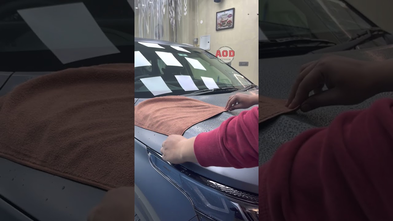 Super Hydrophobic Effect on Matte paint protection Film by @artofdetaiilingg #ytshorts#ytshort#viral