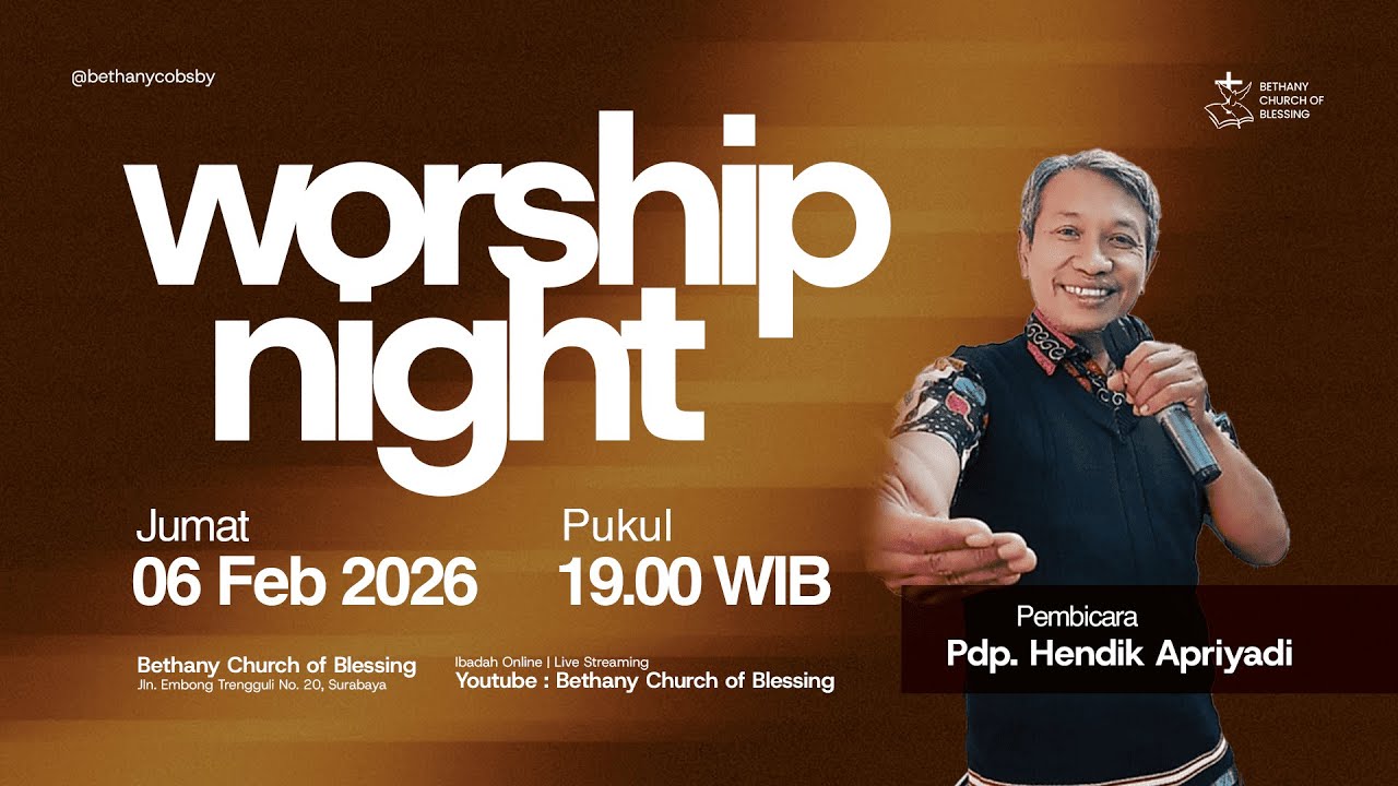 Doa Malam | Pdp. Hendik Apriyadi | Jumat, 06 Februari 2026