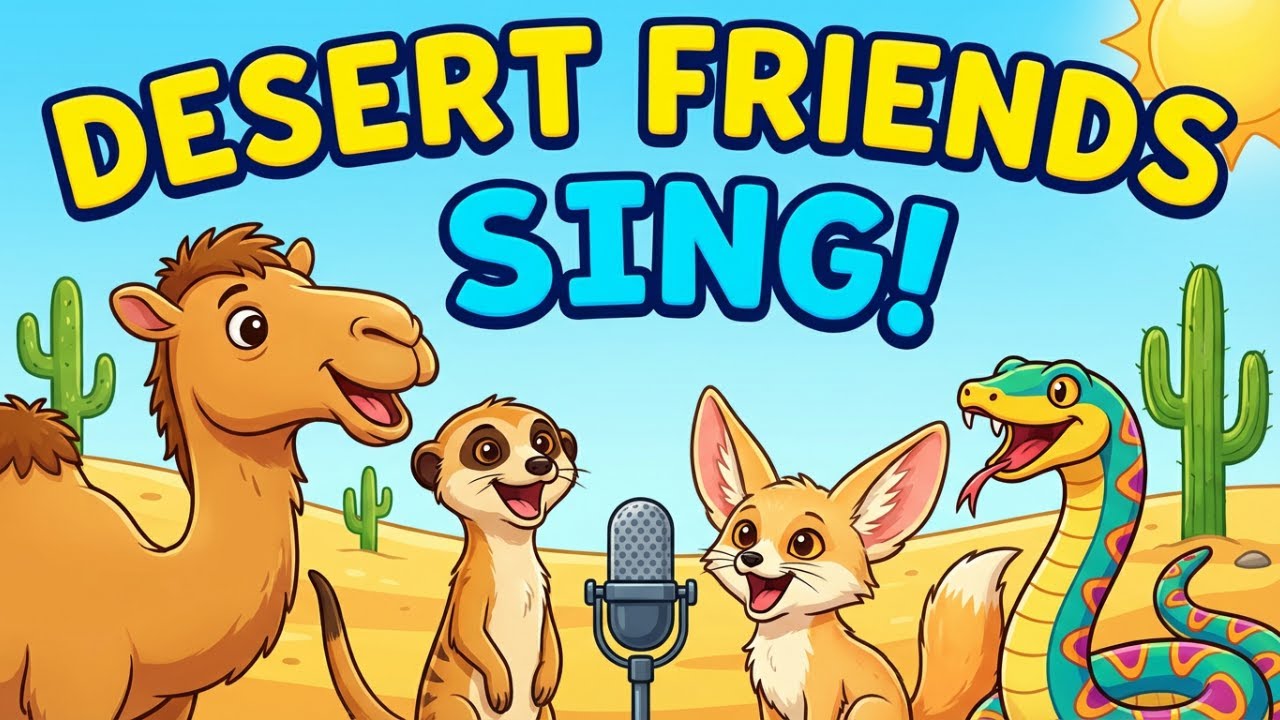 Desert Friends Song l Best Kids Educational Music #shorts