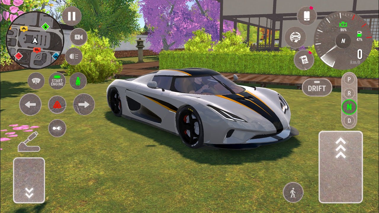 Enjoy my drive in Car Parking Driving School with Koenigsegg JESKO !