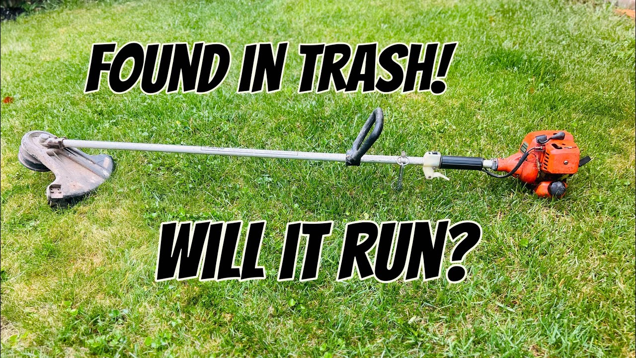 Echo SRM 2300 Weed Eater - Found In Trash! WILL IT RUN?