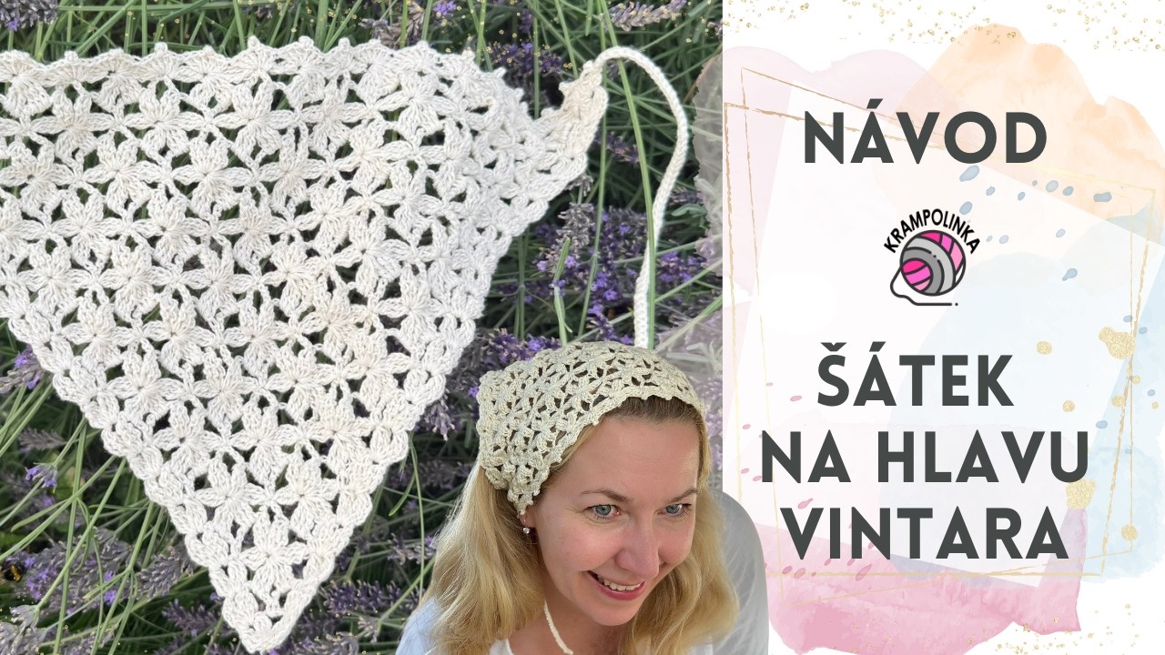 Jak uháčkovat šátek na hlavu Vintara | Rychlý a stylový projekt