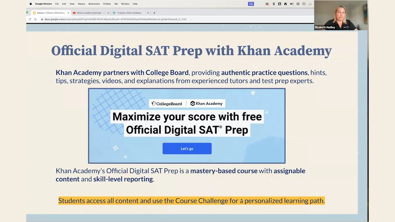 Khan Academy's Official Digital SAT Prep Webinar