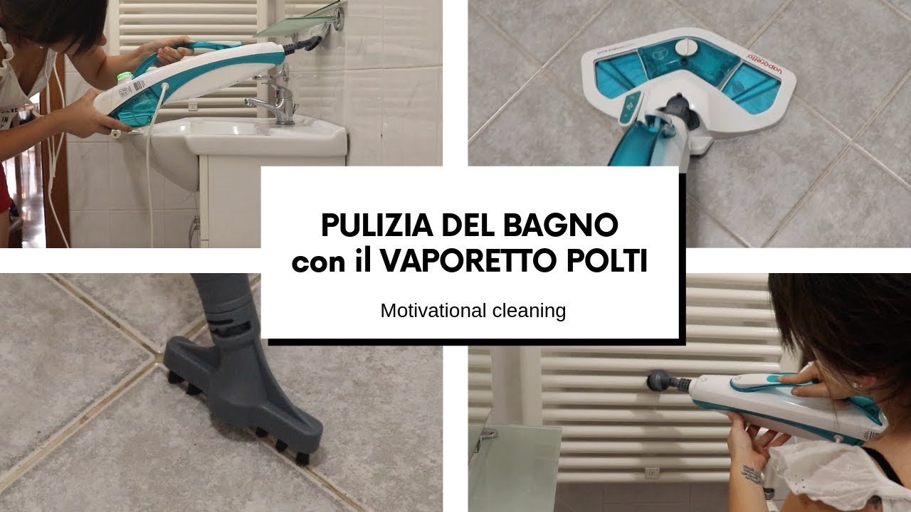 Pulizia del bagno con il vapore | Motivational monday | AD | Polti