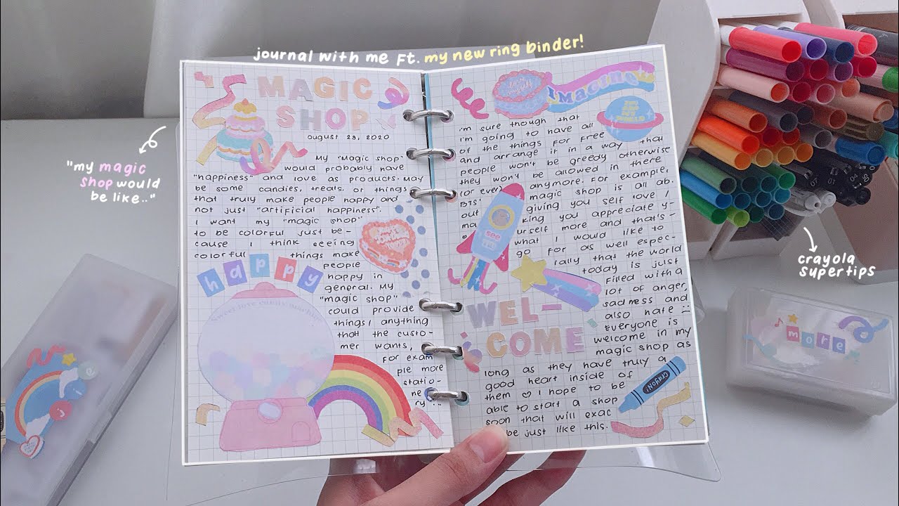 journal with me ft. my new ring binder 🥳✨
