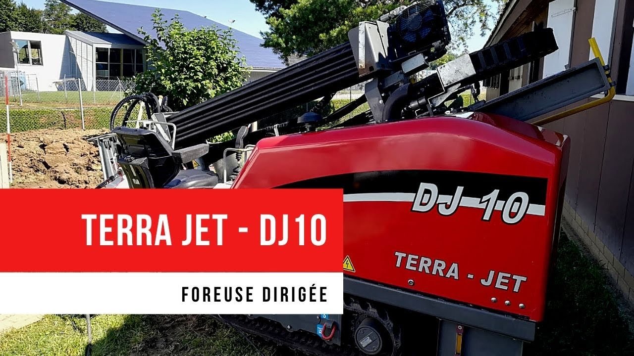 Foreuse dirigée - TERRA JET DJ10 - Technique sans tranchée