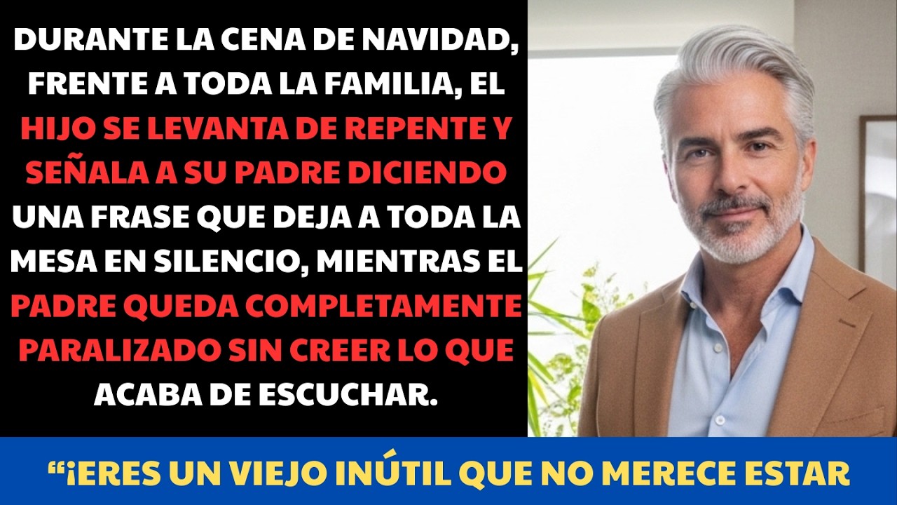 En Navidad, Mi Hijo Me Llamó ＂Viejo Inútil＂ Y Me Echó De La Mesa Frente A Todos    KHxTUrFsp3o