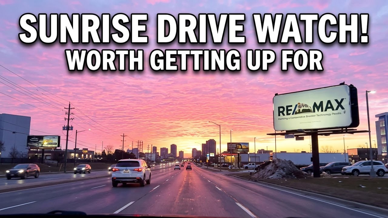 Stunning Sunrise on My Way to Work enjoy