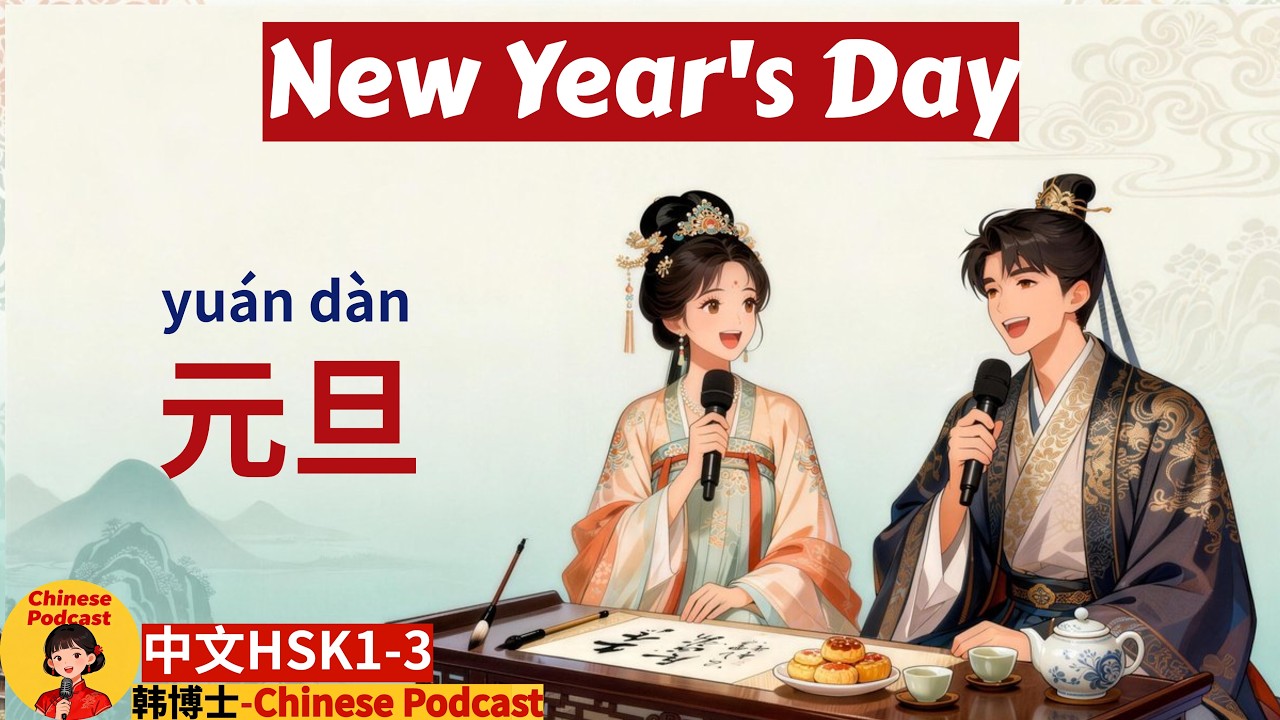 HSK 3+ | 2026 New Year's Day！ 2026年 元旦！还有我不知道的事？ | 韩博士-Chinese Podcast