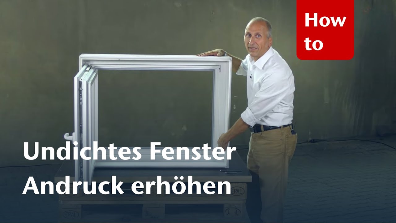 Undichtes Fenster, was tun?