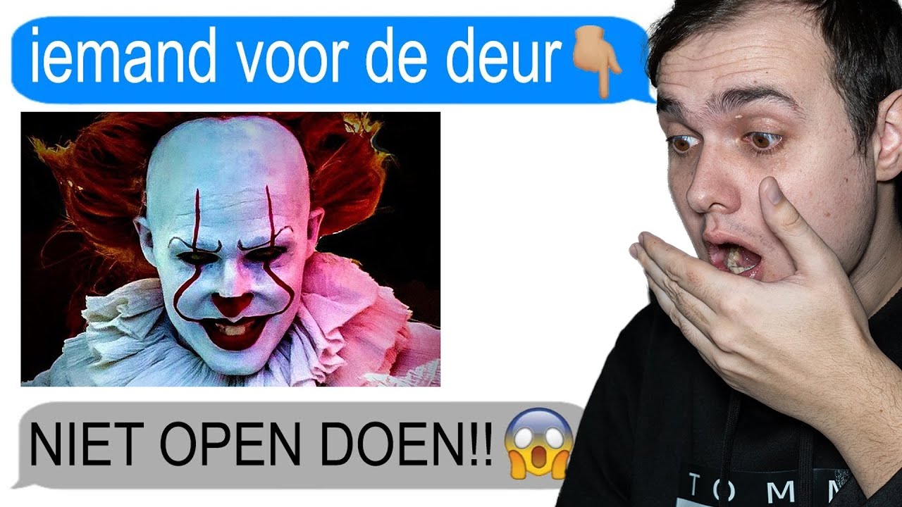 Lees Deze ENGE SMSJES NOOIT ALLEEN..! *PENNYWISE!?*