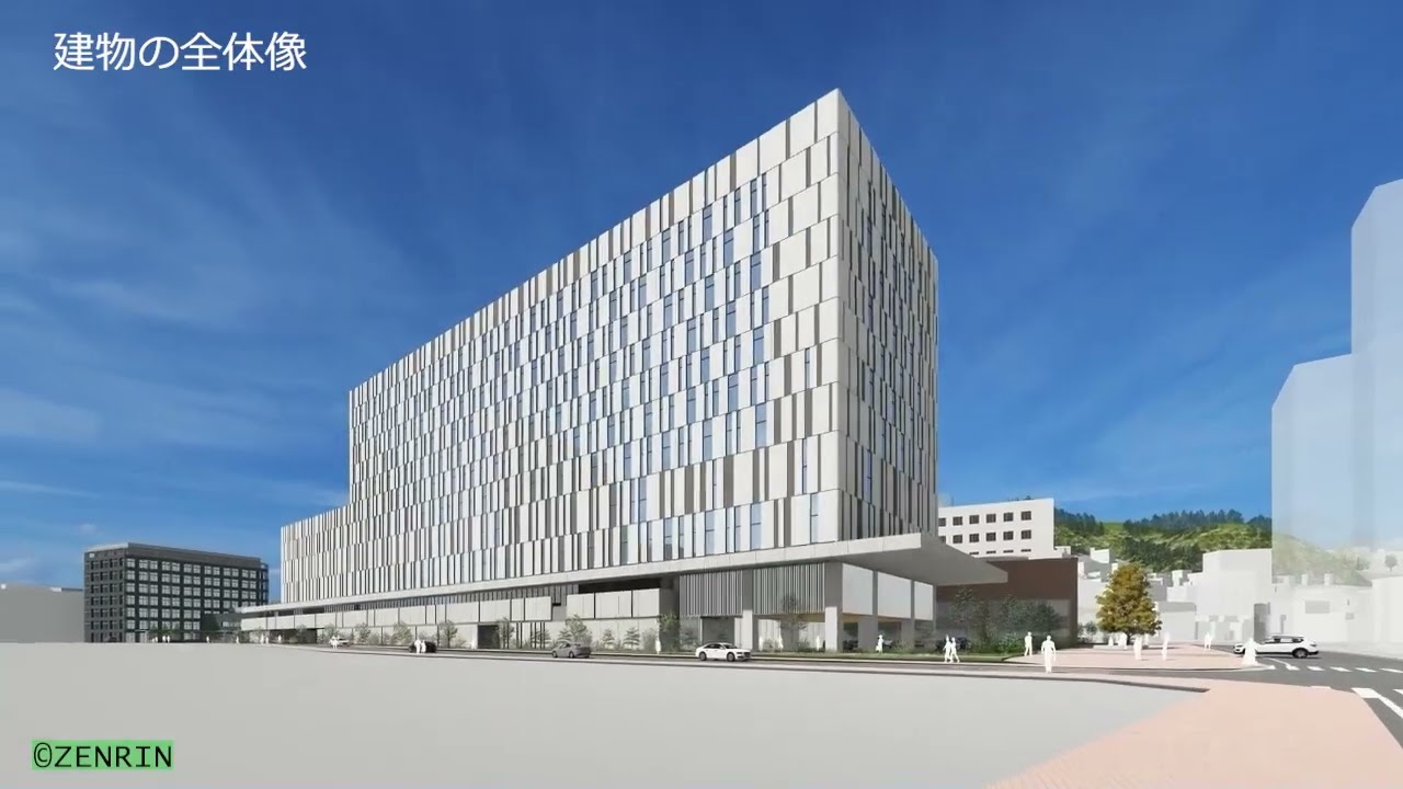 広島駅北口に開院する新病院｜完成イメージパース動画を公開！