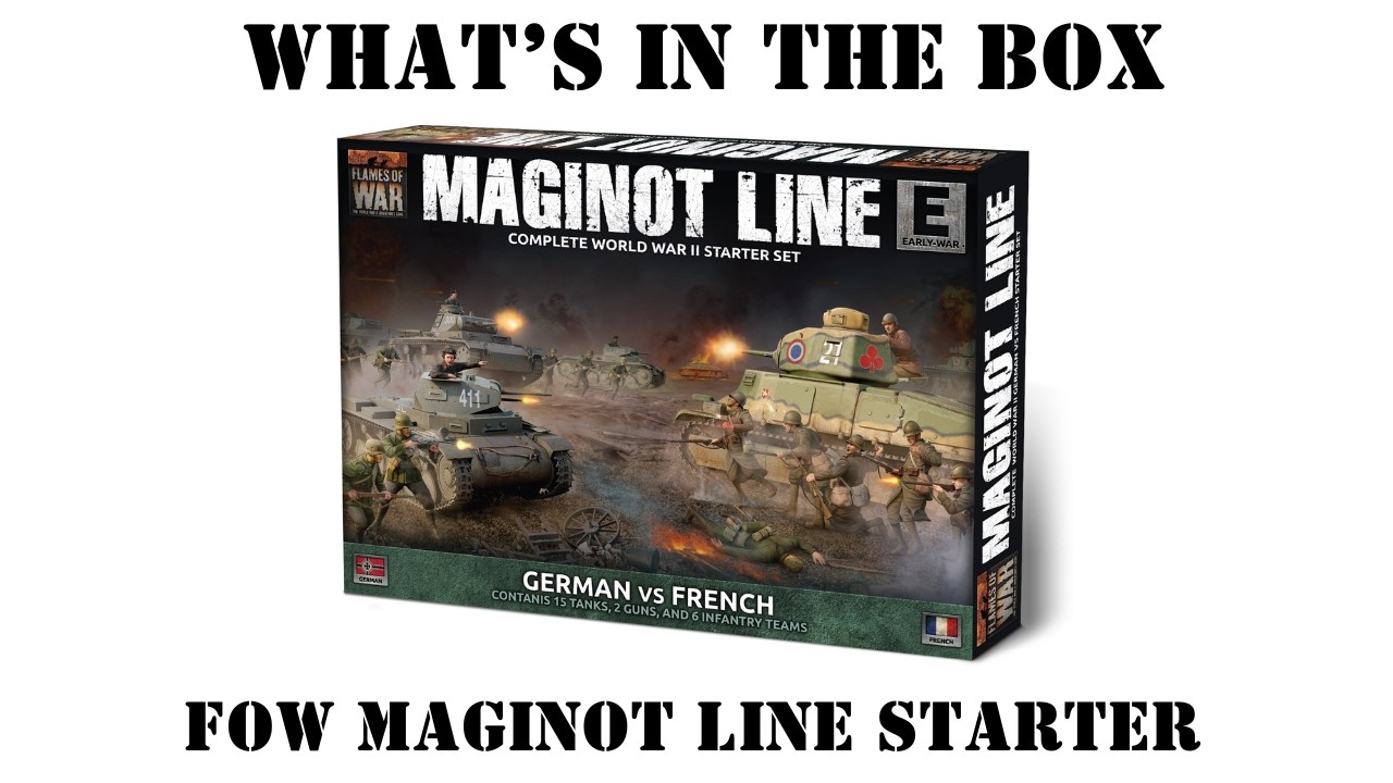 Распаковка стартового набора Flames of War: Maginot Line (Вторая мировая война, 15 мм)