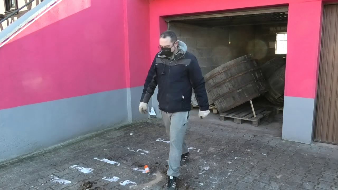 Giftige Spinnen töten mit Insektenspray