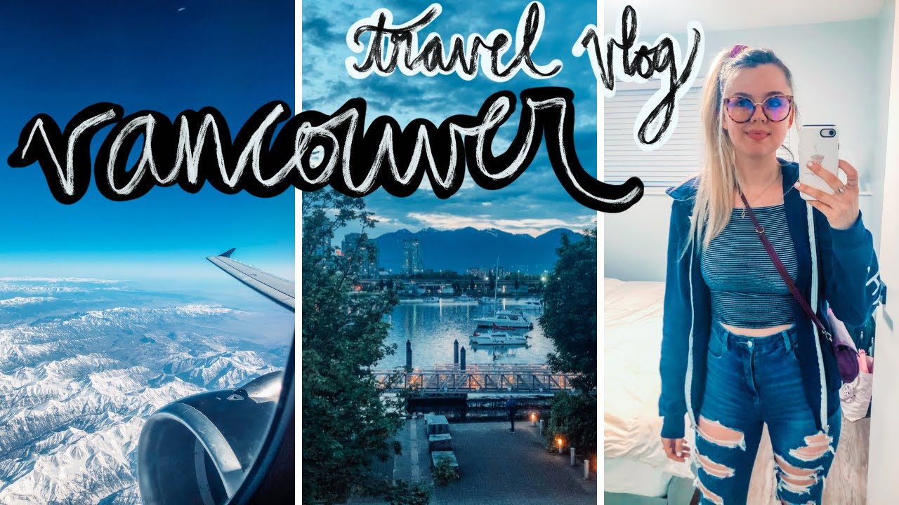 Vancouver Travel Vlog: Exploring the city, cafes, shopping, walking in the rain, food
