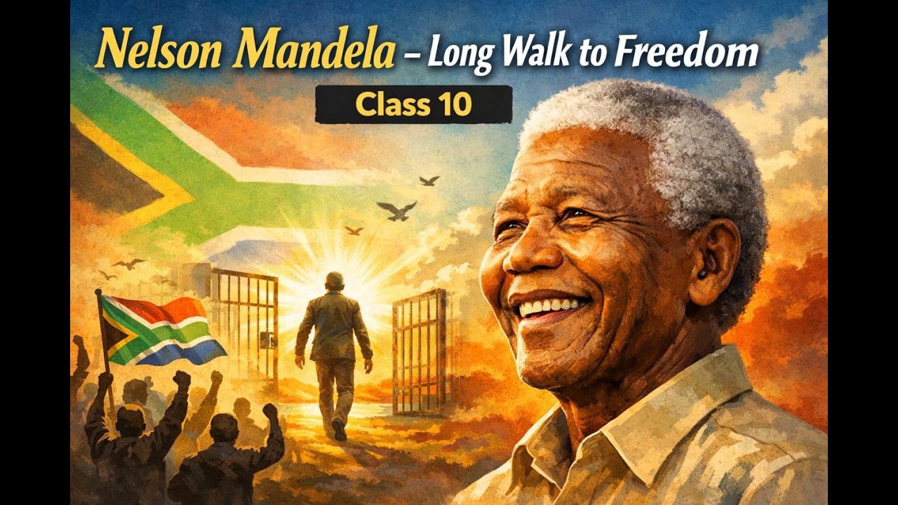 Nelson Mandela: Long Walk to Freedom | Class 10 English | Full Chapter Explanation | Board Exam