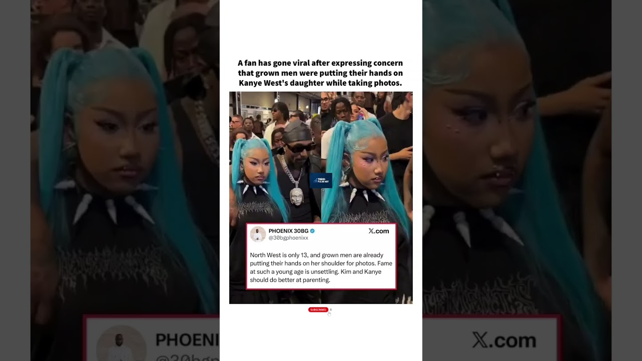 North West Sparks Online Debate After Viral Fan Concern About Celebrity Privacy👀#fyp#ytshorts#fypage