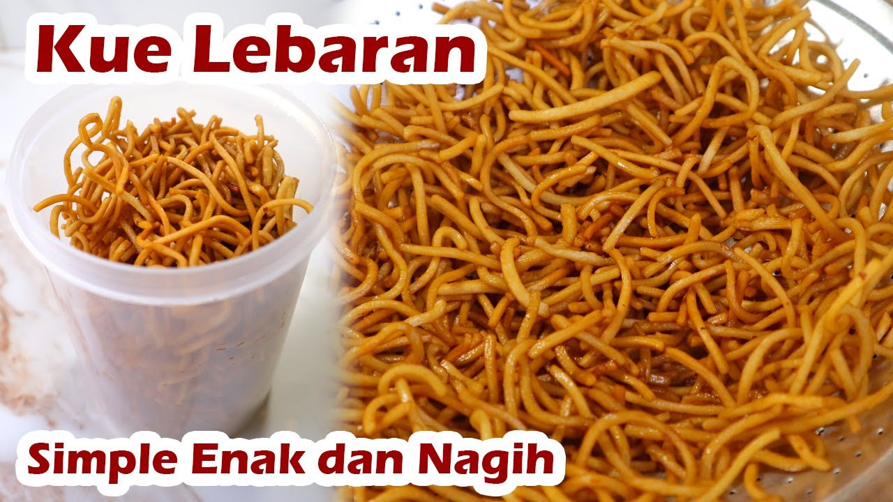 Kue lebaran simple enak dan nagih !! WAJIB COBA MIE KREMESE MIE SEDAP RASANYA GURIH BANGET