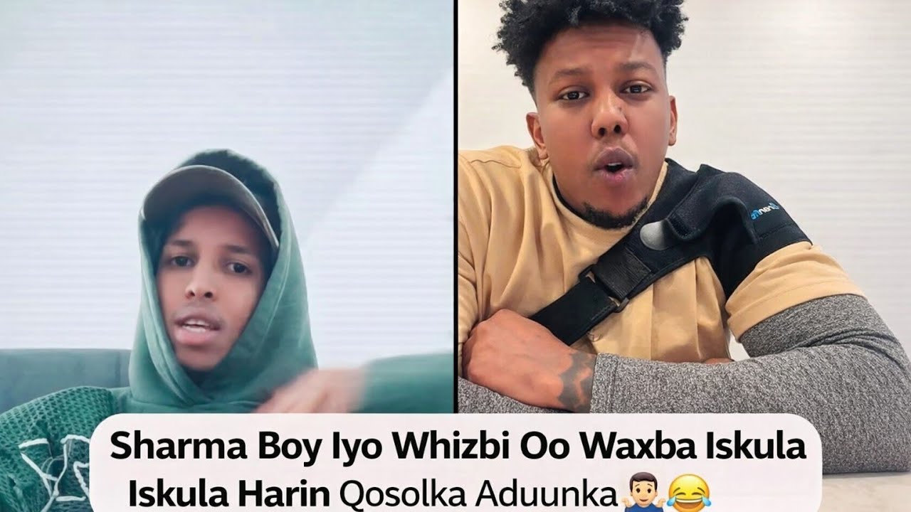 Sharma Boy Iyo Whizbi Oo Waxba Iskula Harin Qosolka Aduunka 😂😂