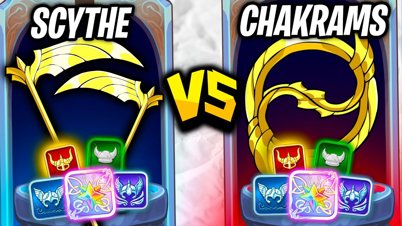 Scythe vs Chakram Mains From EVERY Rank in Brawlhalla