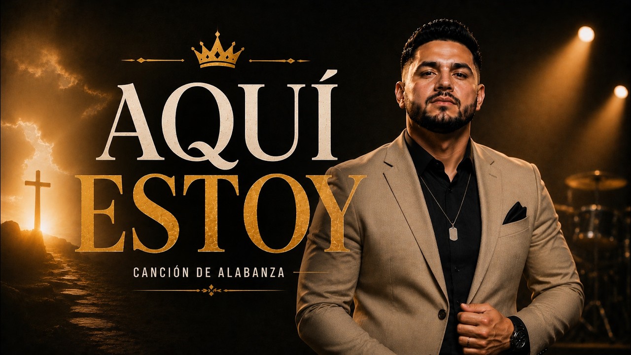 Aquí Estoy (Rindo Todo) | Letras Adoración Cristiana 2026 | Entrega Total a Dios 🎶