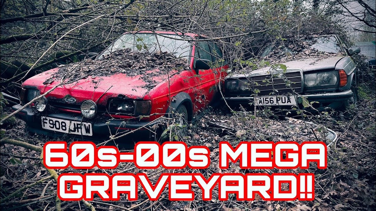 You Won't Believe the Rare Classics Left Abandoned in this Massive Car Graveyard!