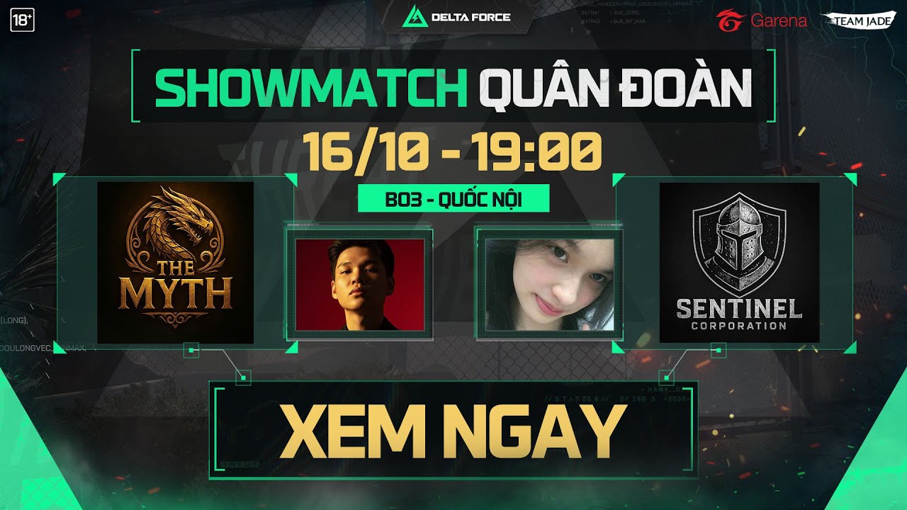 NÓNG BỎNG CÙNG SHOWMATCH MOBILE | THE MYTH ĐỐI ĐẦU SENTINEL CORPORATION