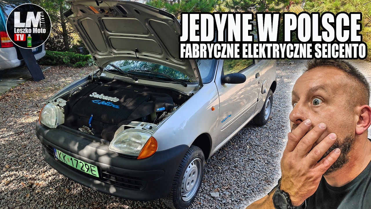 JEDYNY W POLSCE ELEKTRYCZNY FIAT SEICENTO ELETTRA !!