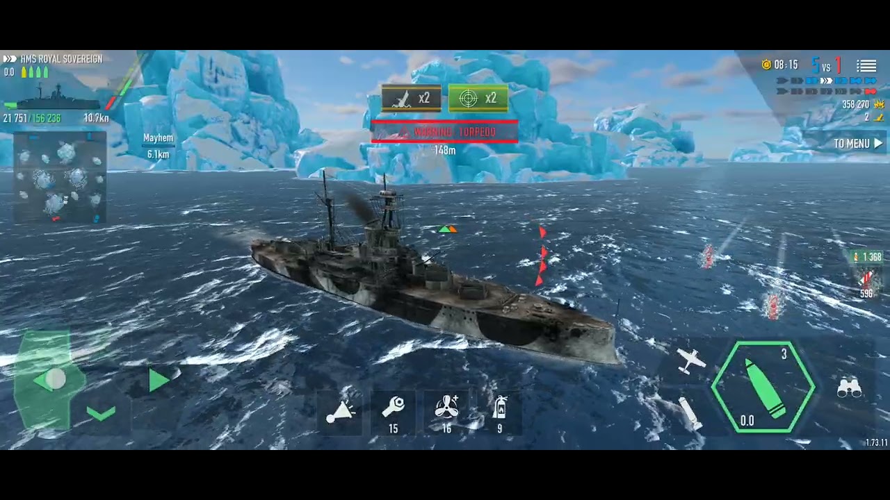 Battle of warships in remember of HMS Royal sovereign