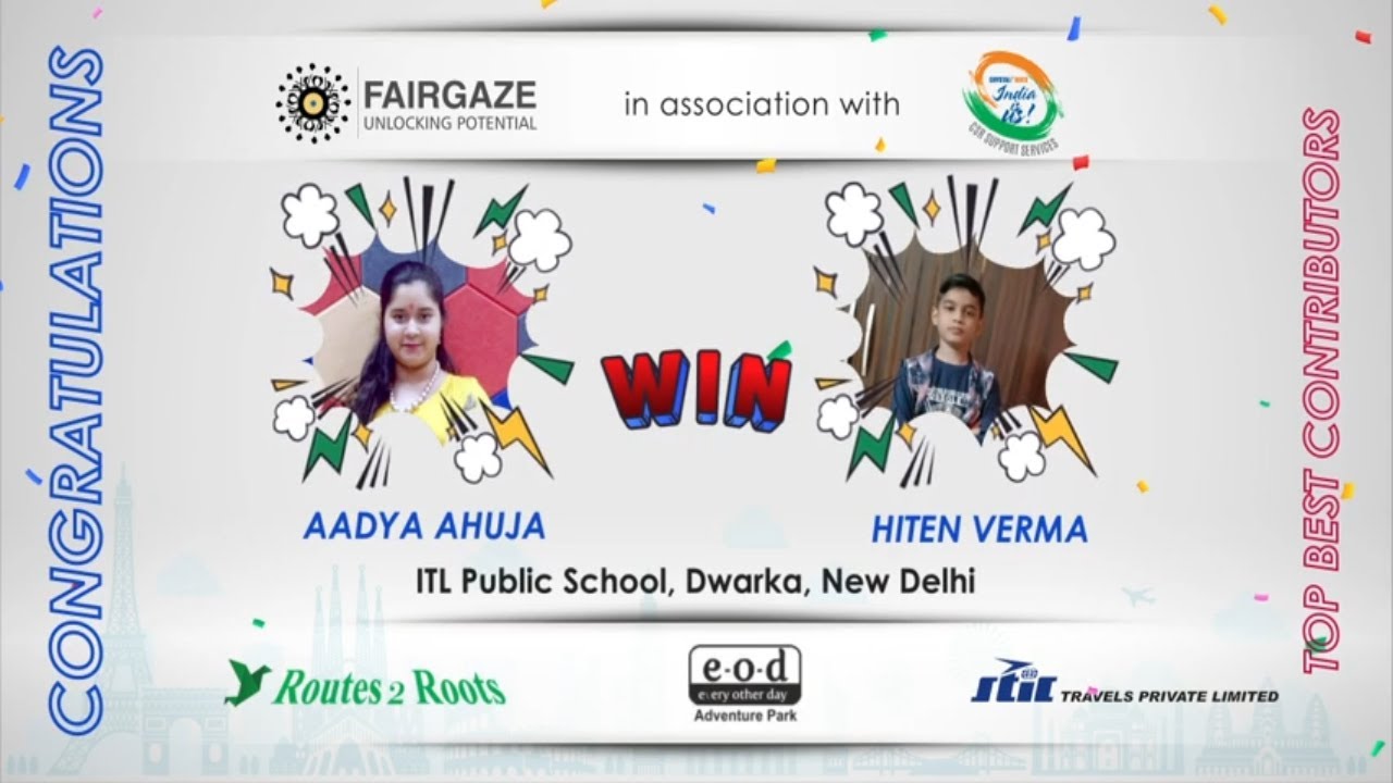 FairGaze World Heritage Day | One Day For Heritage | Competition | Result