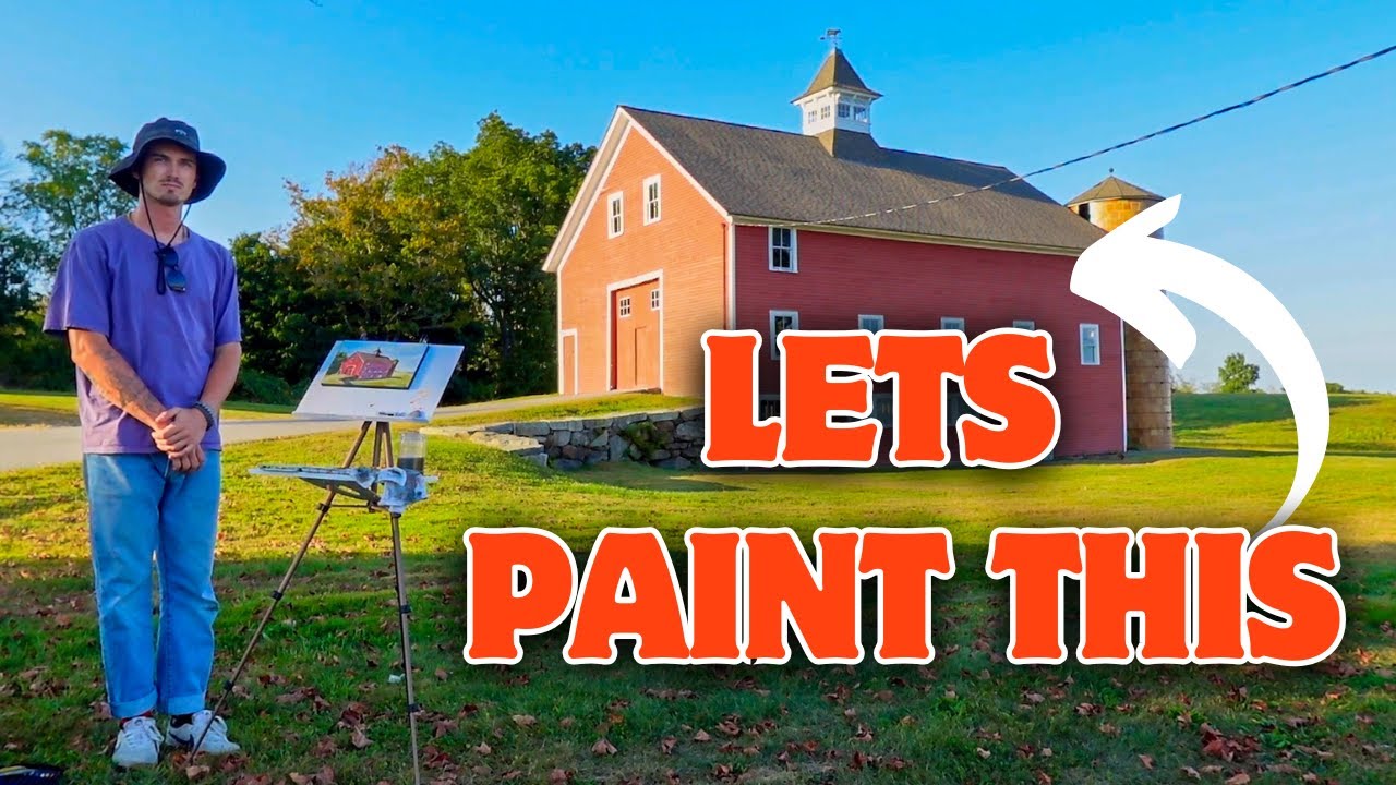 How To Paint a Barn with Watercolors!