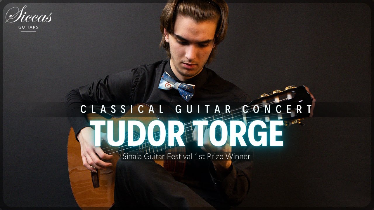 TUDOR TORGE (Sinaia 1st Prize Winner) - Classical Guitar Concert | Giuliani, Tedesco, Villa-Lobos